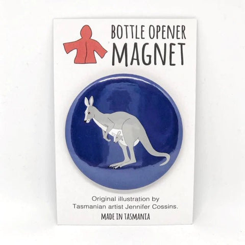 Kangaroo Bottle Opener Magnet - Mu Shop