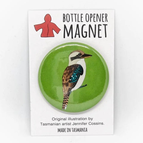 Kookaburra Bottle Opener Magnet - Mu Shop