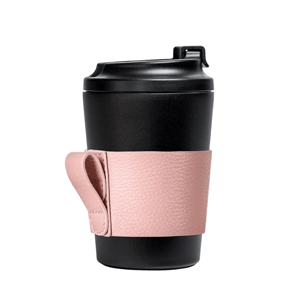 Leather Sleeve Pink for 8oz Cup - Mu Shop