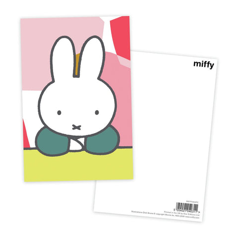 Miffy Floral Expression Postcard - Mu Shop
