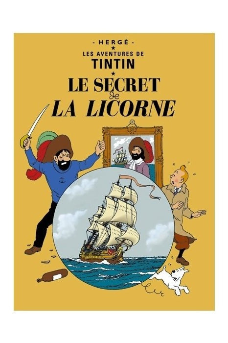 POSTCARD FR COVER - The Secret of the Unicorn - Mu Shop