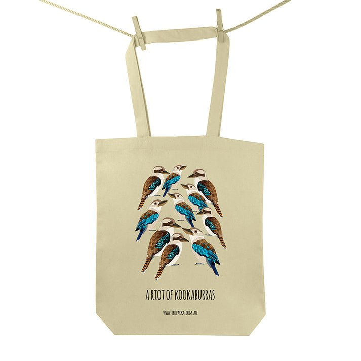 Riot of Kookaburras Tote Bag - Mu Shop