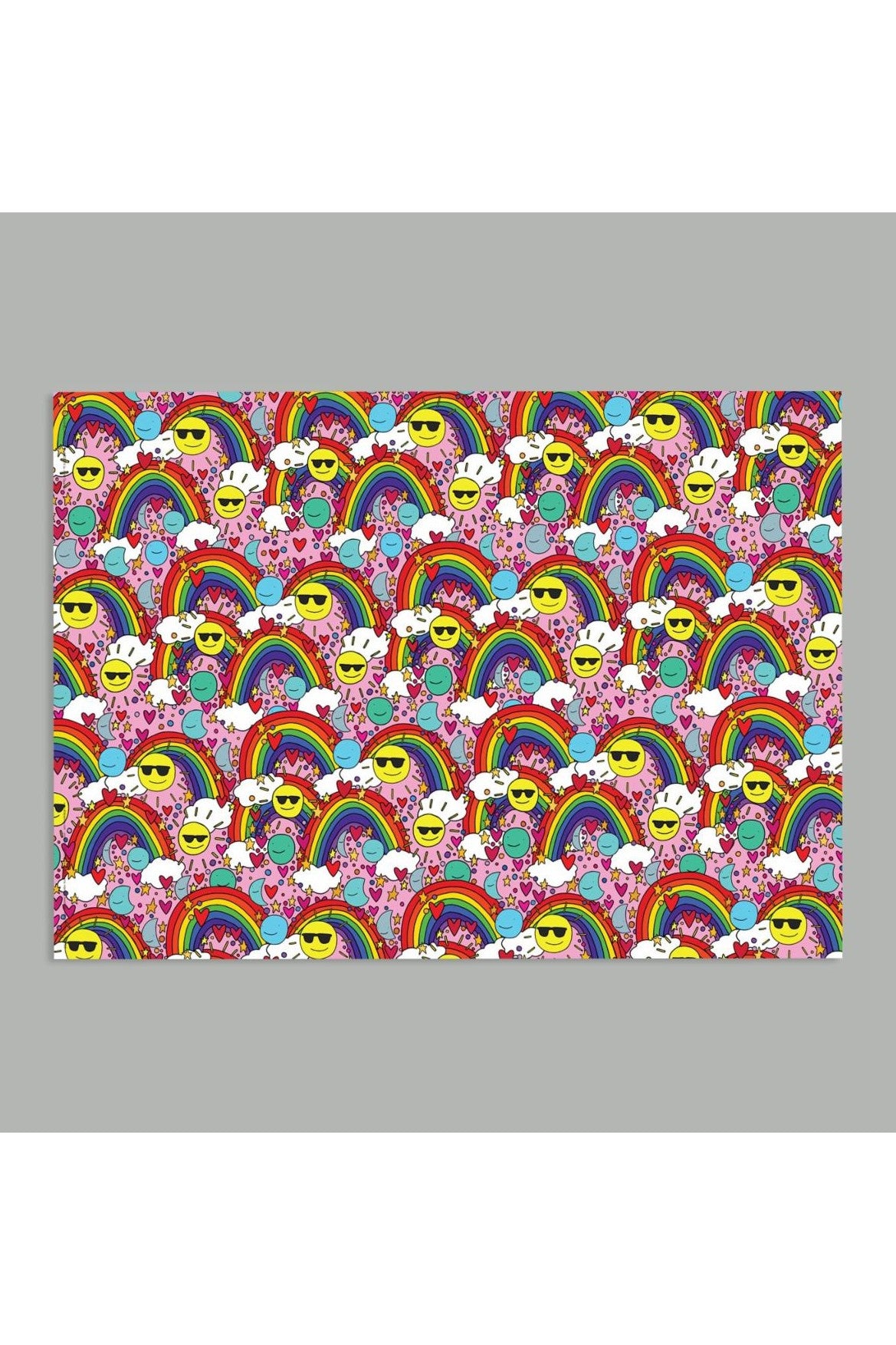 Smiles & Rainbows Wrapping Paper - Mu Shop