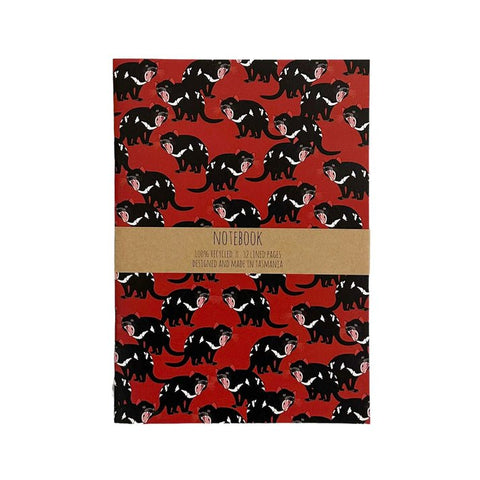 Tasmanian Devils Notebook A5 - Mu Shop