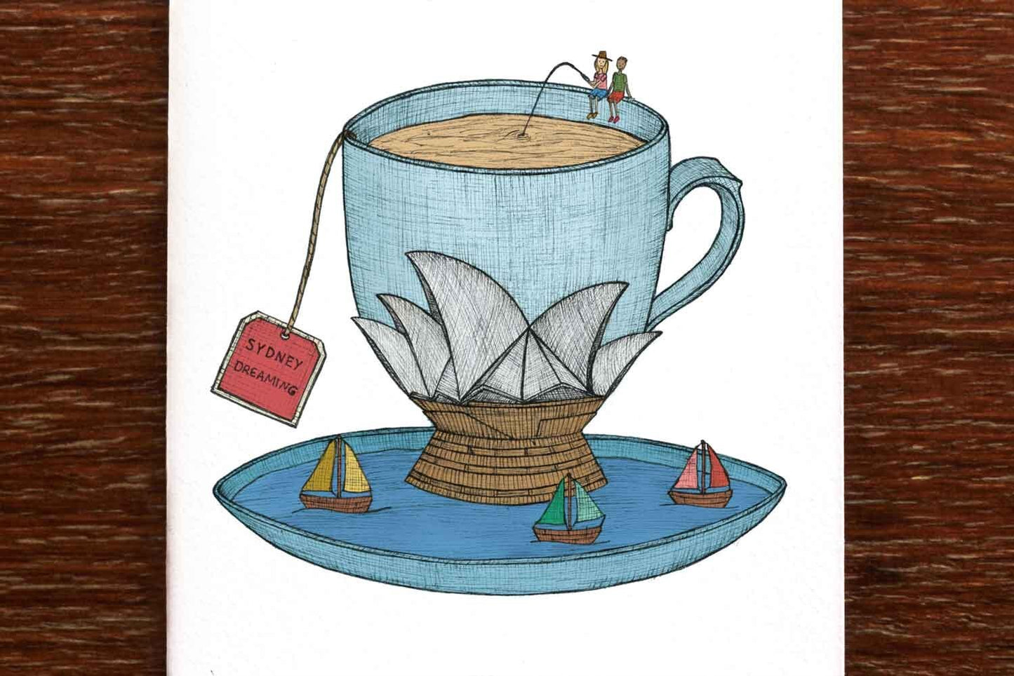 Teacup of Sydney - Greeting Card - Mu Shop