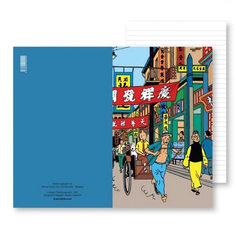 Tintin Rickshaw Notebook (Large) - Mu Shop