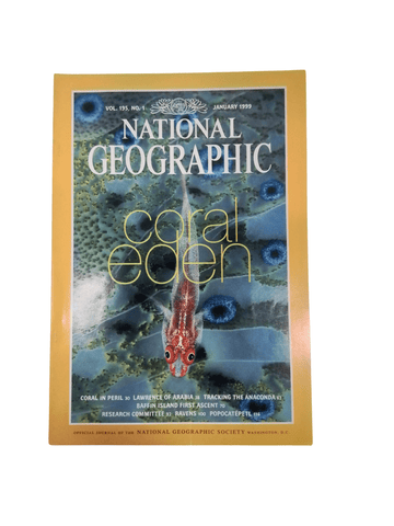 Vintage National Geographic January 1999 - Mu Shop