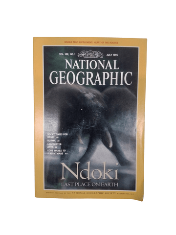 Vintage National Geographic July 1995 - Mu Shop