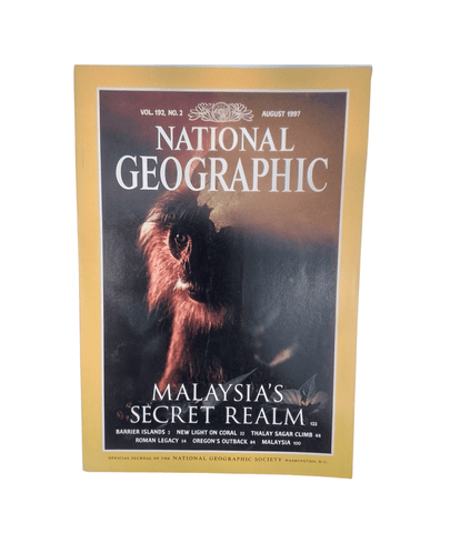 Vintage National Geographic Magazine August 1997 - Mu Shop