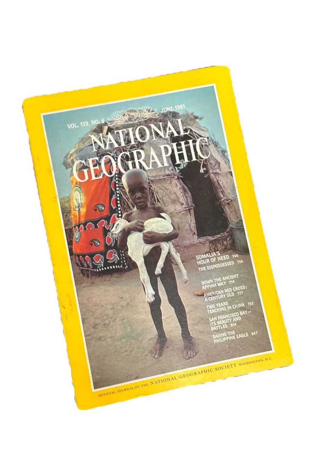 Vintage National Geographic Magazine June 1981 - Mu Shop