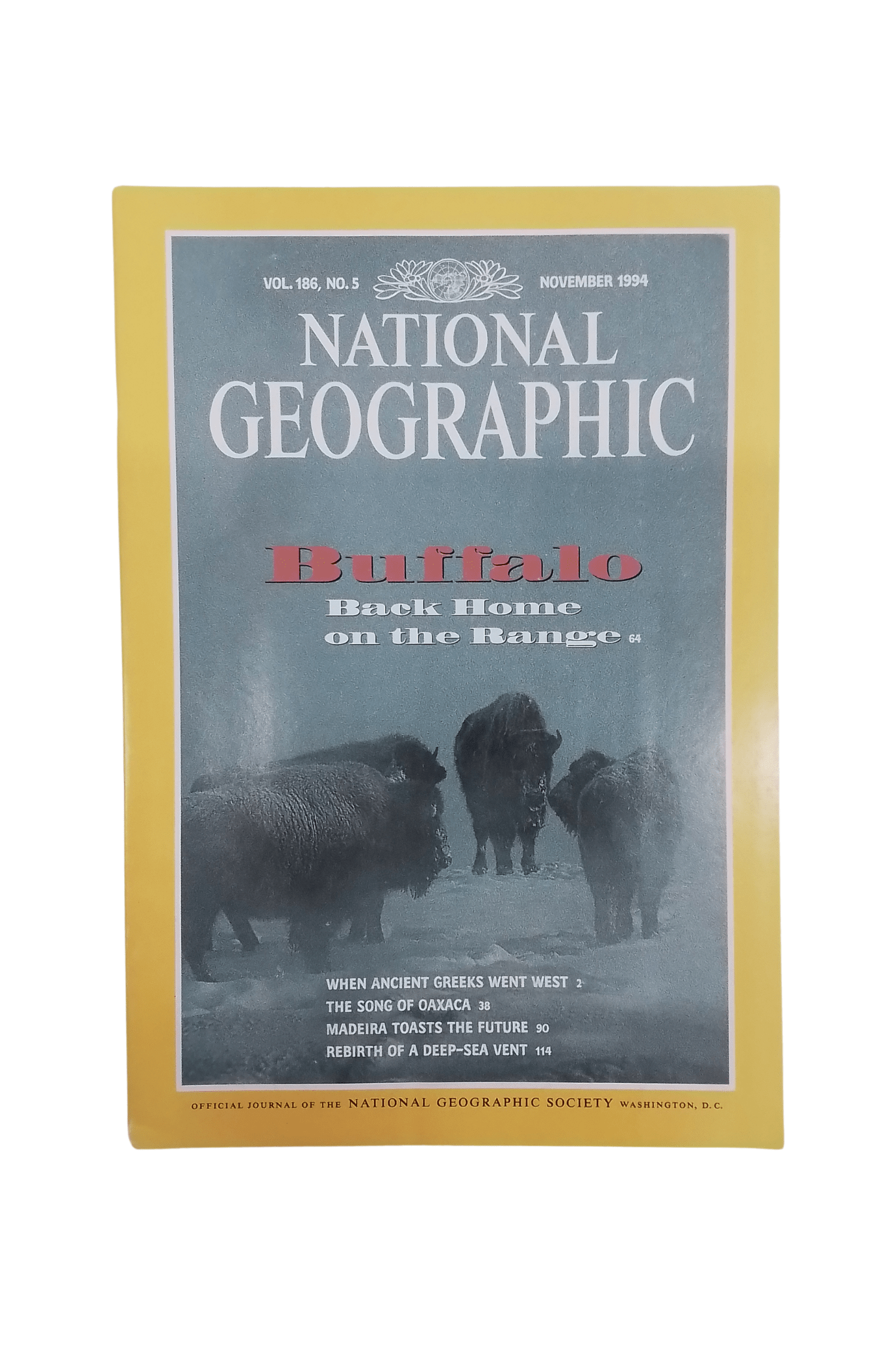 Vintage National Geographic Magazine November 1994 - Mu Shop