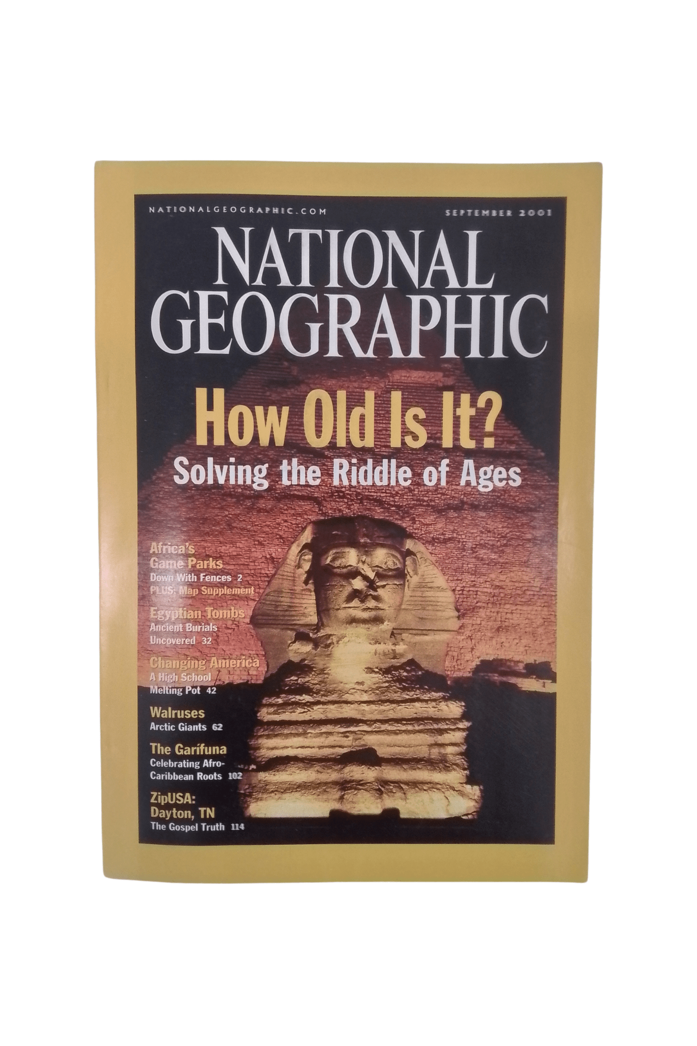 Vintage National Geographic September 2001 - Mu Shop