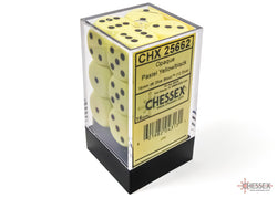Opaque Pastel Yellow 16mm d6 Dice Set (12 dice)