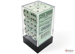 Opaque Pastel Green 16mm d6 Dice Set (12 Dice)