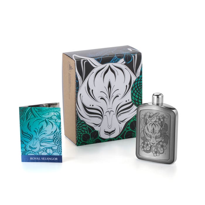 Limited Edition Fin T Kitsune Hip Flask