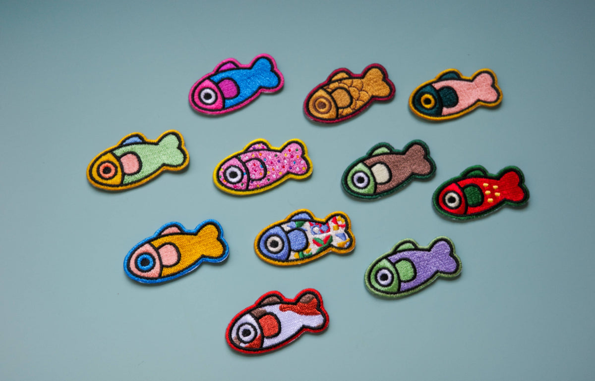 Woodsy Fish Patch detail view 7