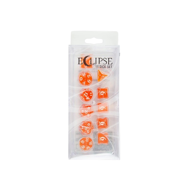 ECLIPSE 11 ROLEPLAY DICE SET PUMPKIN ORANGE
