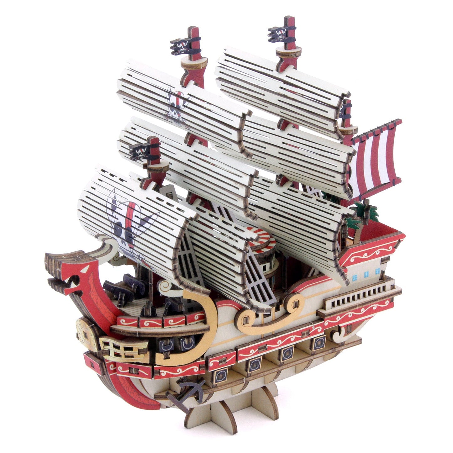 One Piece Red Force 3D wooden puzzle