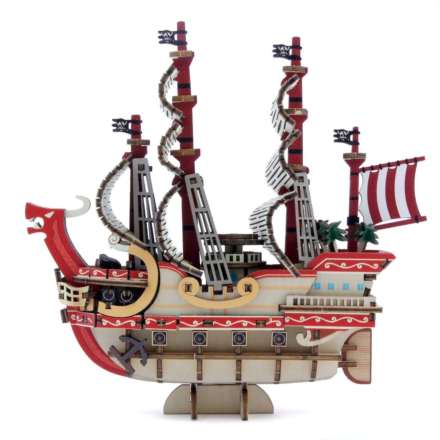 Red Force wooden puzzle alternate view