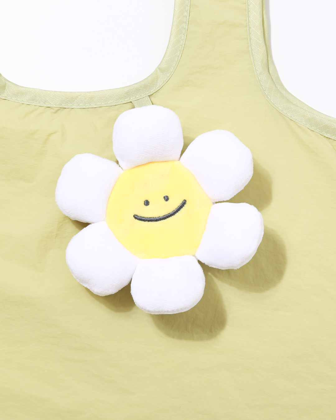 Daisy Flower Plushie Large Reusable Bag