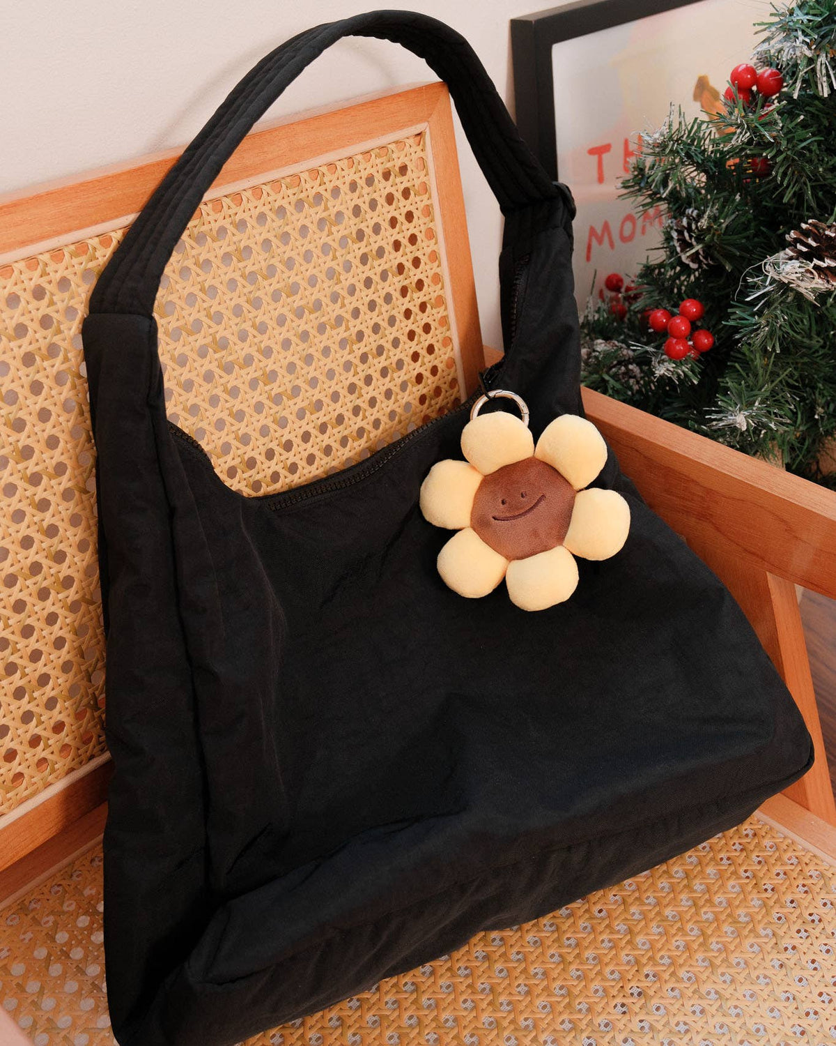 Sunflower Plushie Large Reusable Bag