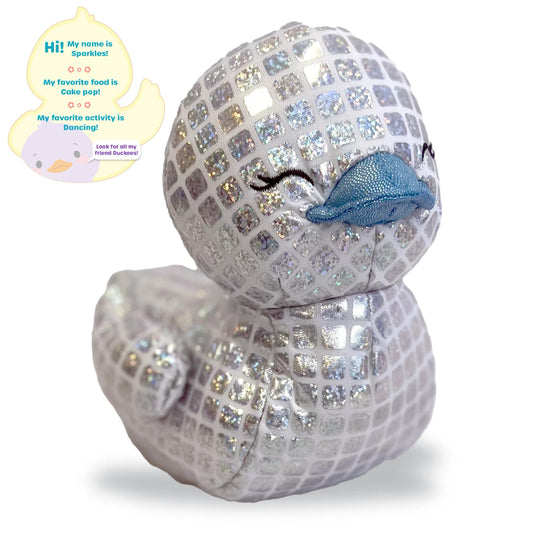 Sparkle Duckee Plush 18 cm