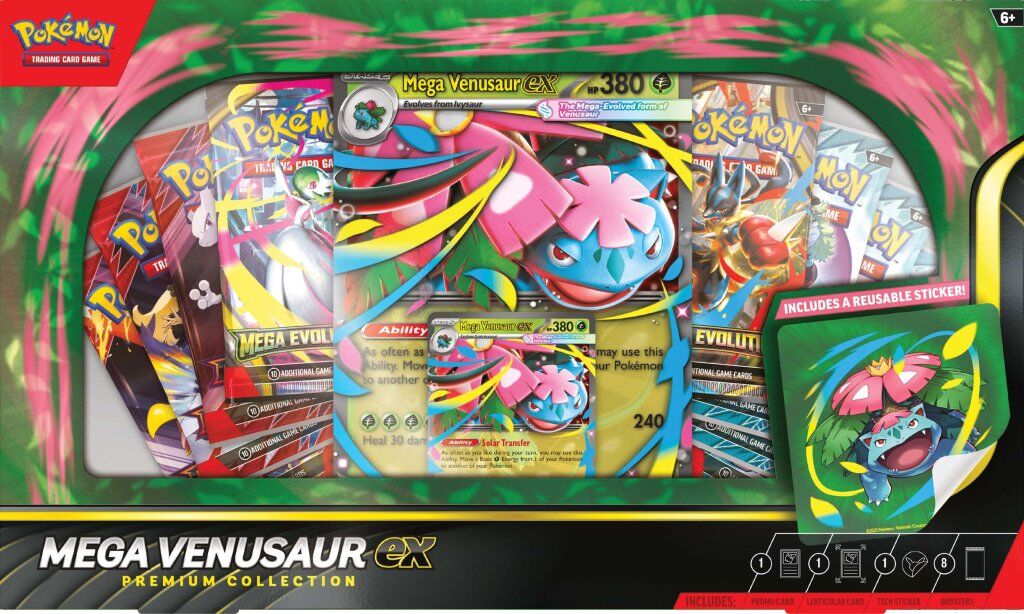 Pokémon TCG — Mega Venusaur ex Premium Collection Box