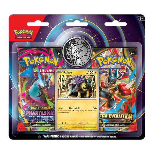Pokémon TCG: Mega Evolution - Blister Pack (Raikou)