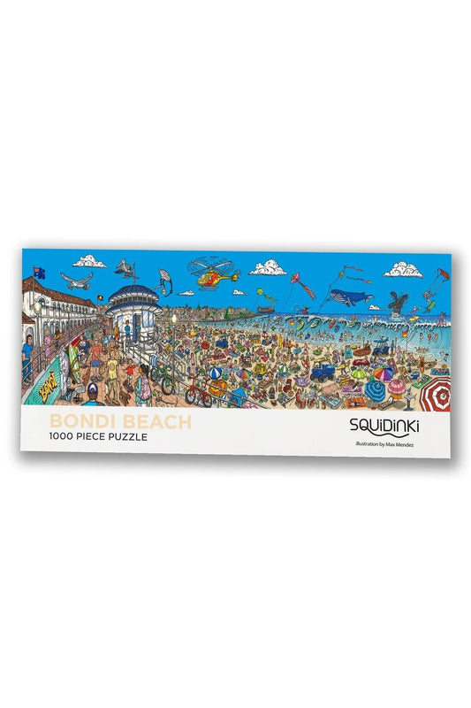 1000 Piece Jigsaw Puzzle - Panoramic Bondi Beach - Mu Shop