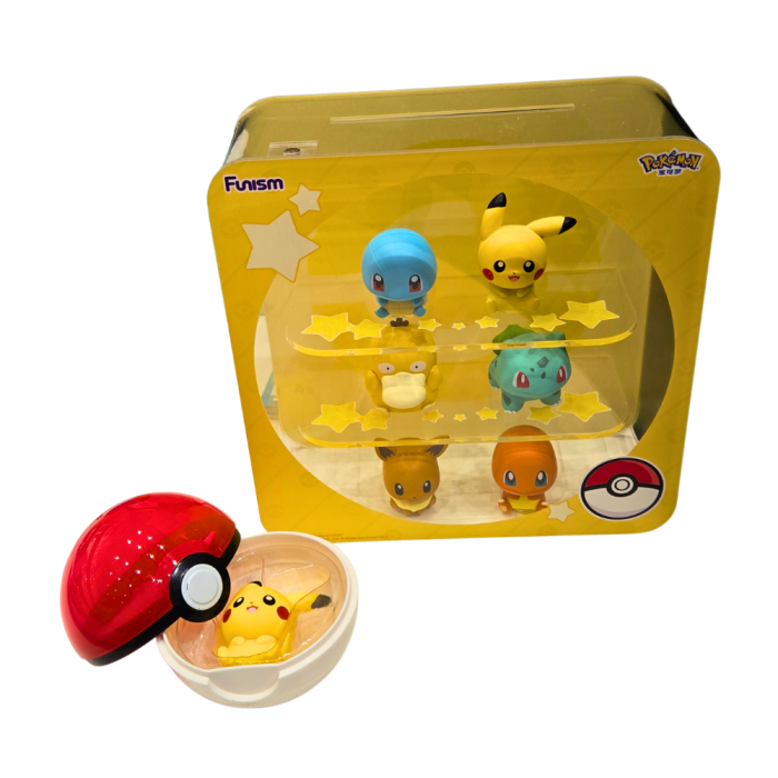 Pokemon Classic Buddies display with Poke Ball capsule