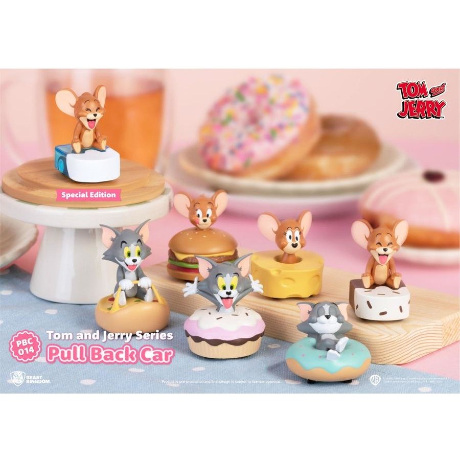 Beast Kingdom Tom and Jerry Series Pull Back Car Blind box 