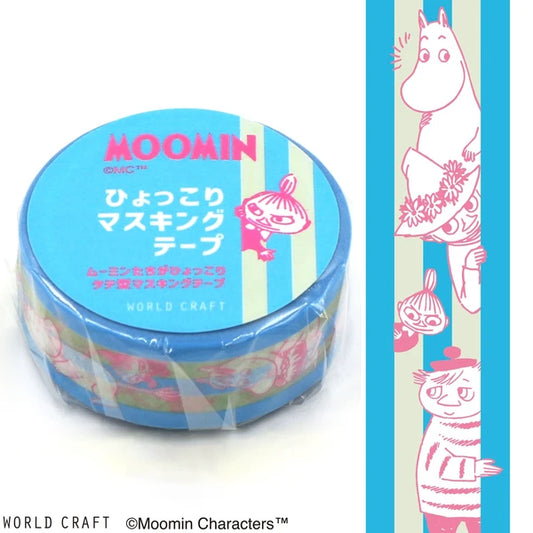 Moomin Washi Tape – Border Blue