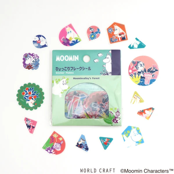 Moomin & Forest A Flake Stickers