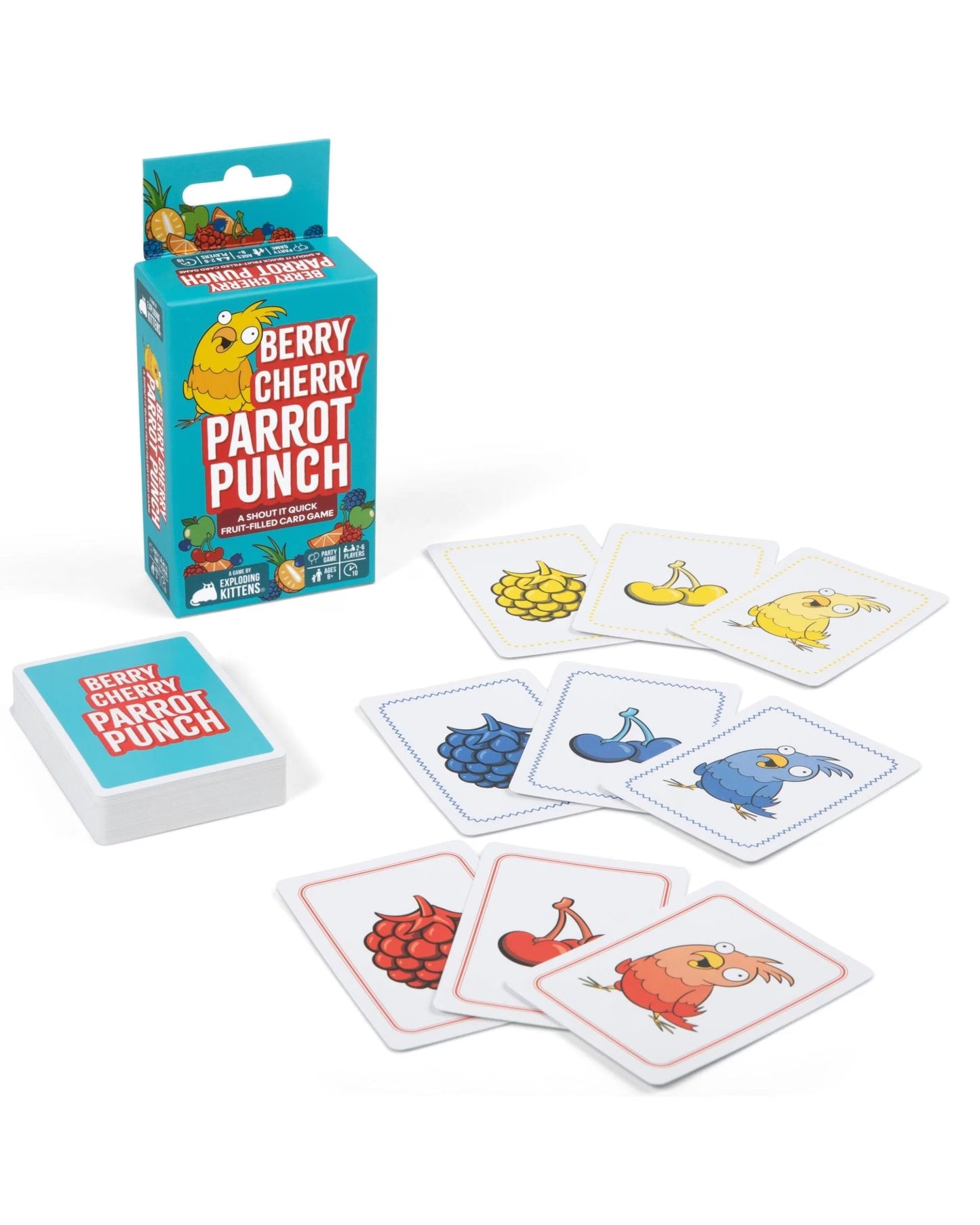 Berry Cherry Parrot Punch Card Game