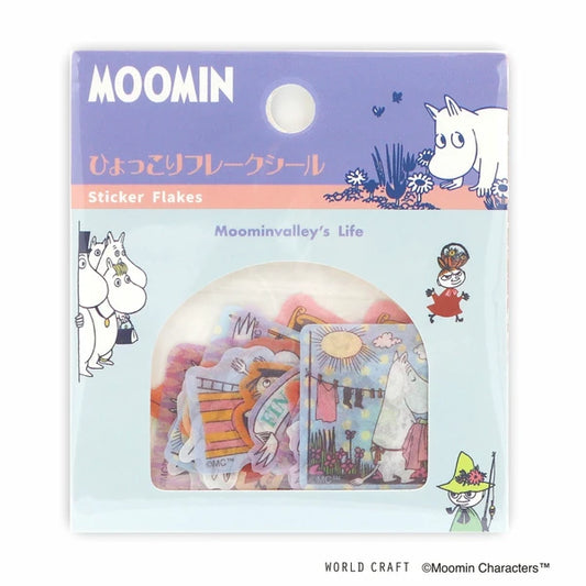 Life at Moomin House Flake Stickers –