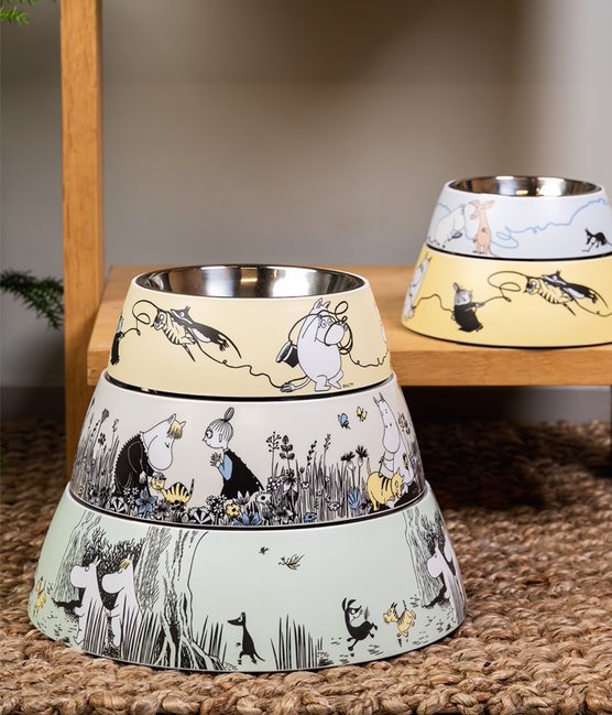 Moomin Yellow Pet Bowl Medium - view 7