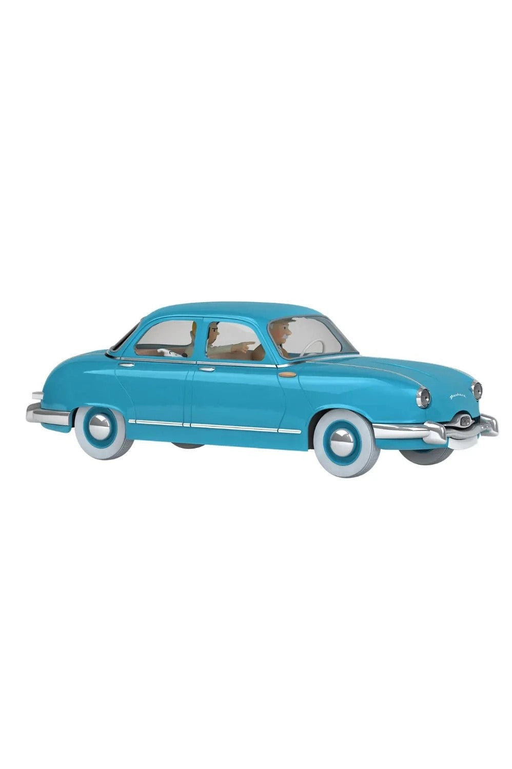 1/24 Tintin Car - The Panhard Dyna Z Taxi - Mu Shop