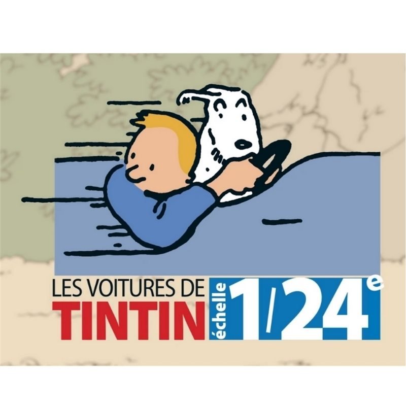 1/24 Tintin Car - The Yellow Chrysler Nº39 - Mu Shop