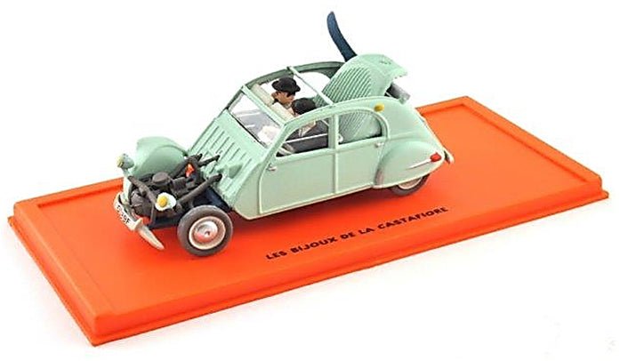 1/43 TINTIN CARS The Crashed 2 CV – Model Car - Mu Shop