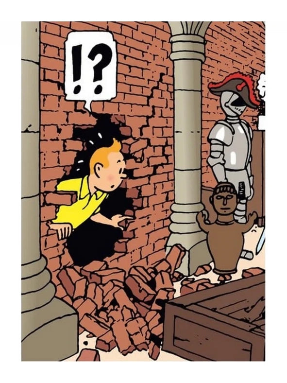 A4 Plastic Sleeve: Tintin Secret Passage