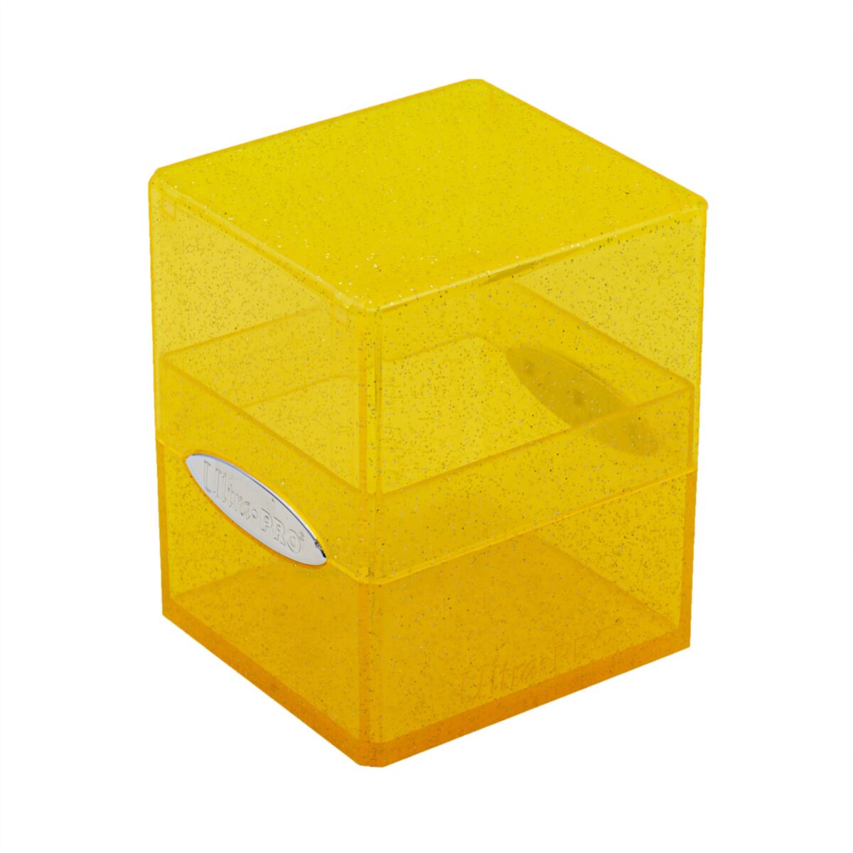 ULTRA PRO SATIN DECK BOX GLITTER YELLOW