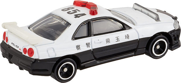 Tomica No. 1 Nissan Skyline GT-R (BNR34) Police Car