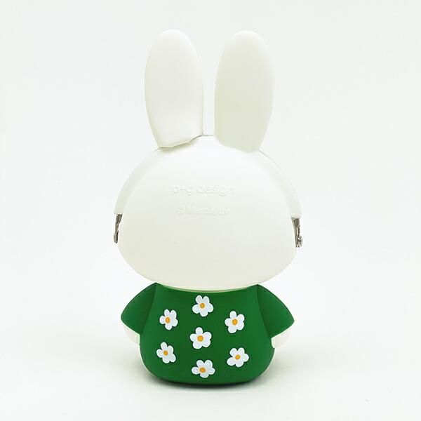 3D POCHI Miffy - green dress - Silicone Standing Pouch
