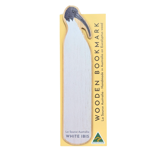 White Ibis Wooden Bookmark