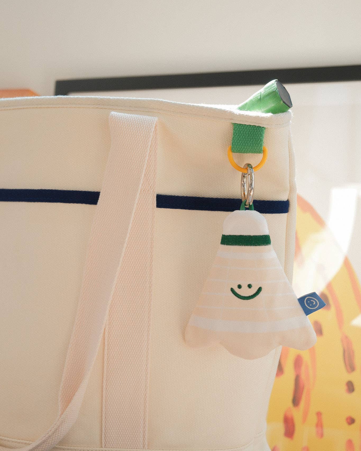 Badminton Shuttle Plushie Medium Reusable Bag