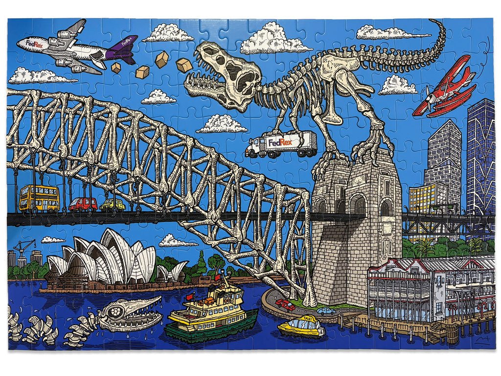 200 Piece Jigsaw Puzzles: Fedrex, Sydney - Mu Shop