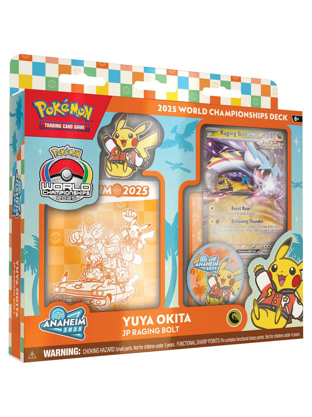 Pokémon TCG: World Championships Deck Yuya Okita JP Raging Bolt