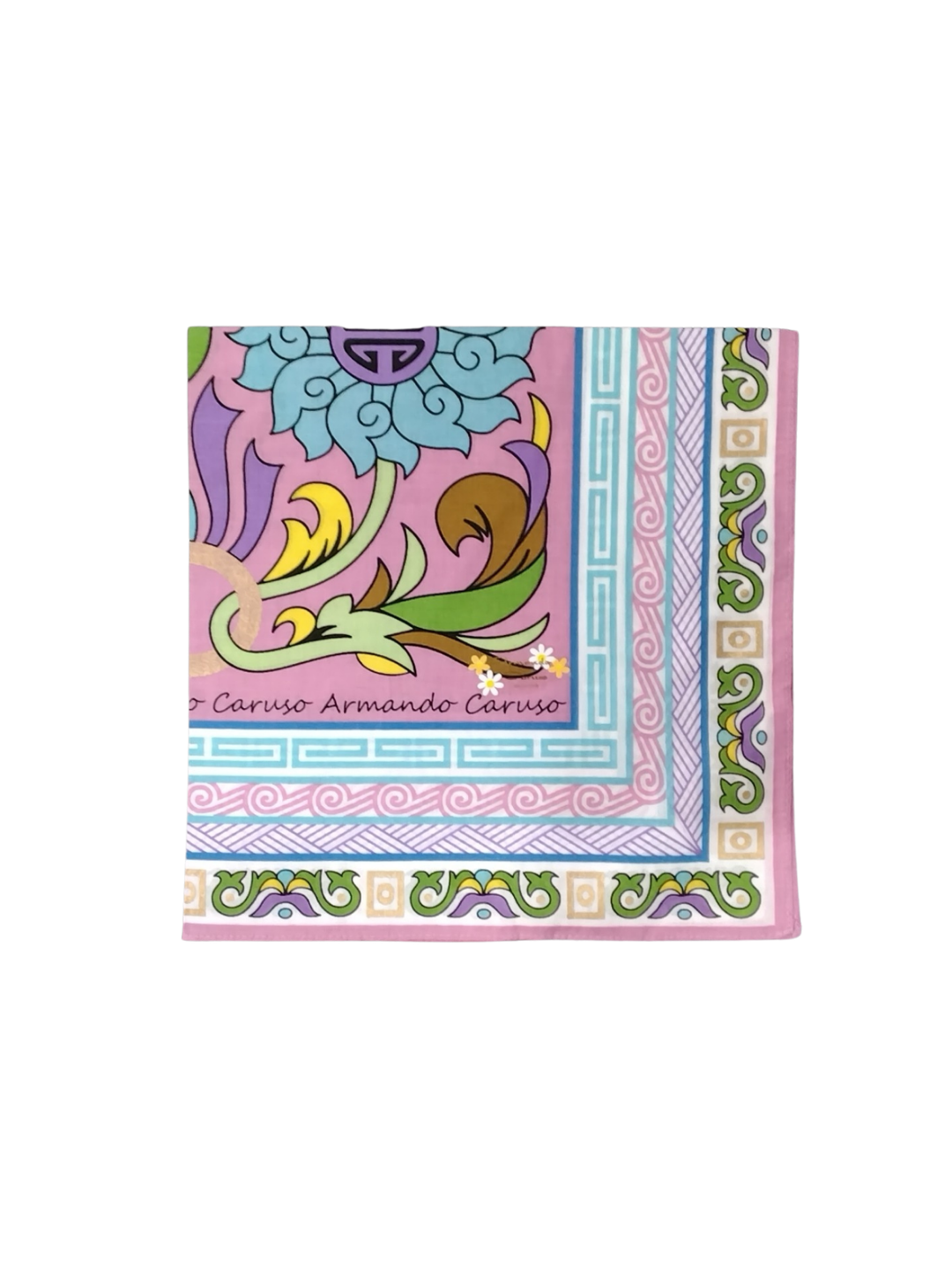 Pattern Handkerchief 43 × 43cm - Pink