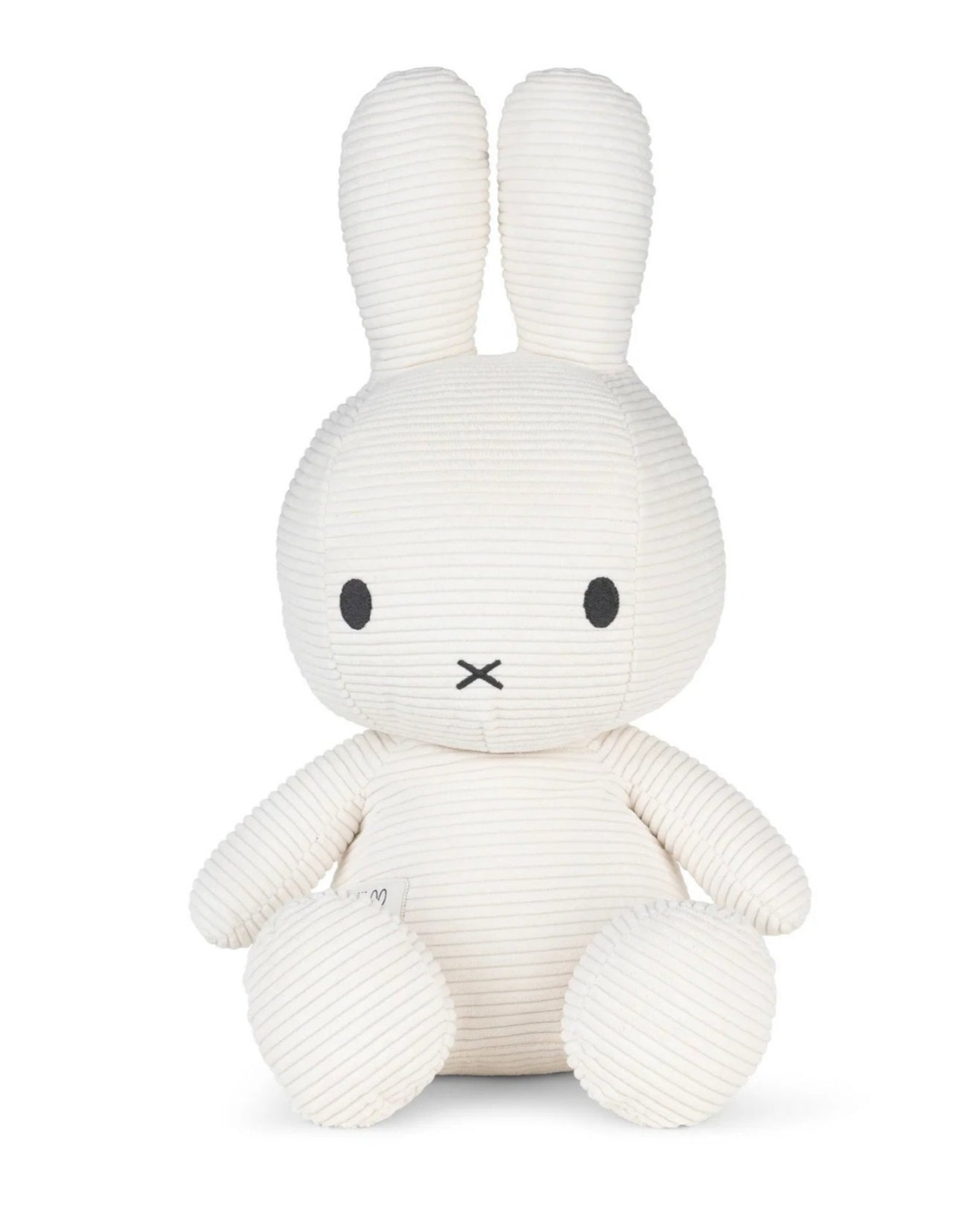 Miffy Sitting Eco Corduroy Plush - Off White 50cm
