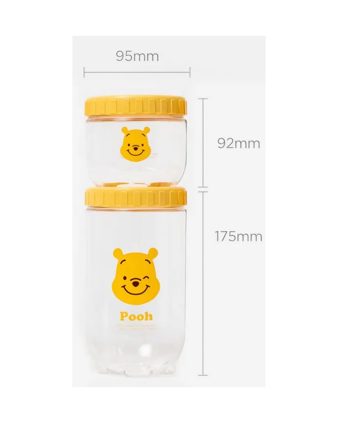 Winnie The Pooh Pocket Storage Interlock - Small and Medium